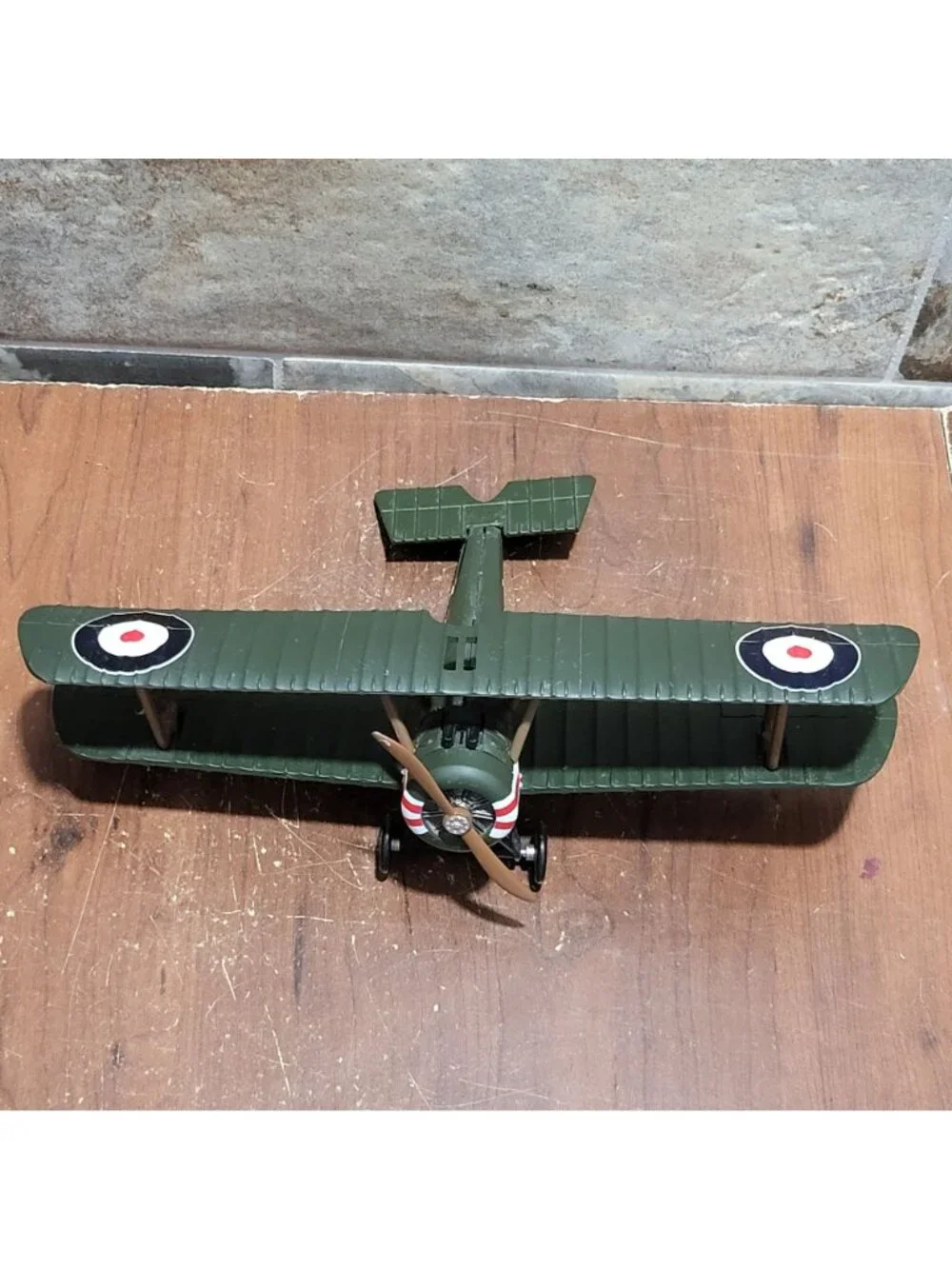 Assembled Airplane Model Kit InAir E Z Sopwith Camel F1 Missing Display Stand